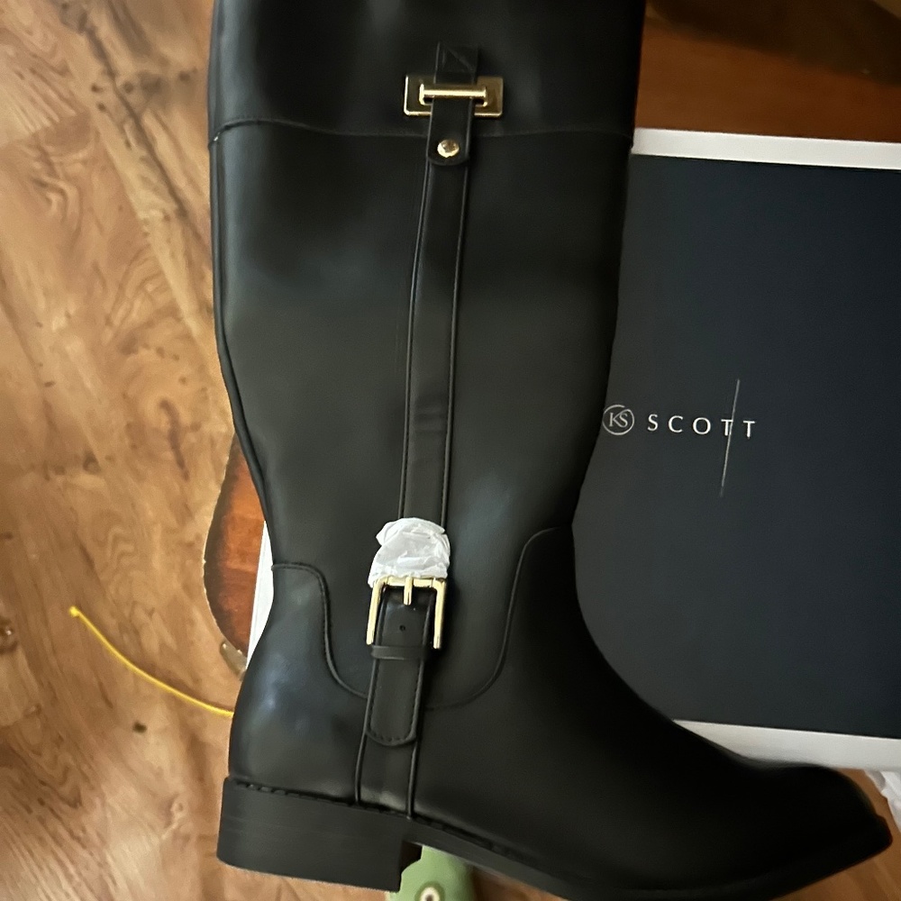 Karen Scott leather riding boots
